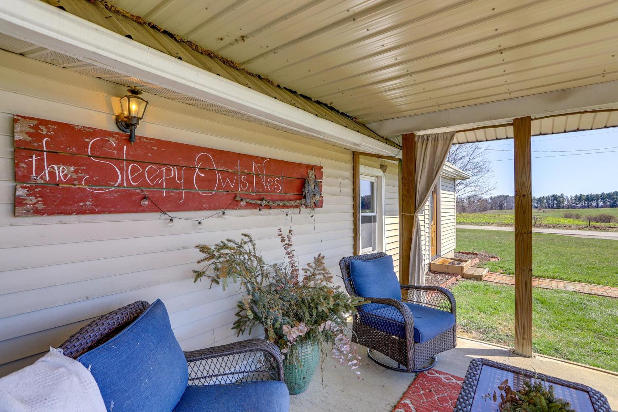 Quiet Shiloh Retreat With Spacious Yard And Fireplace! Eksteriør bilde