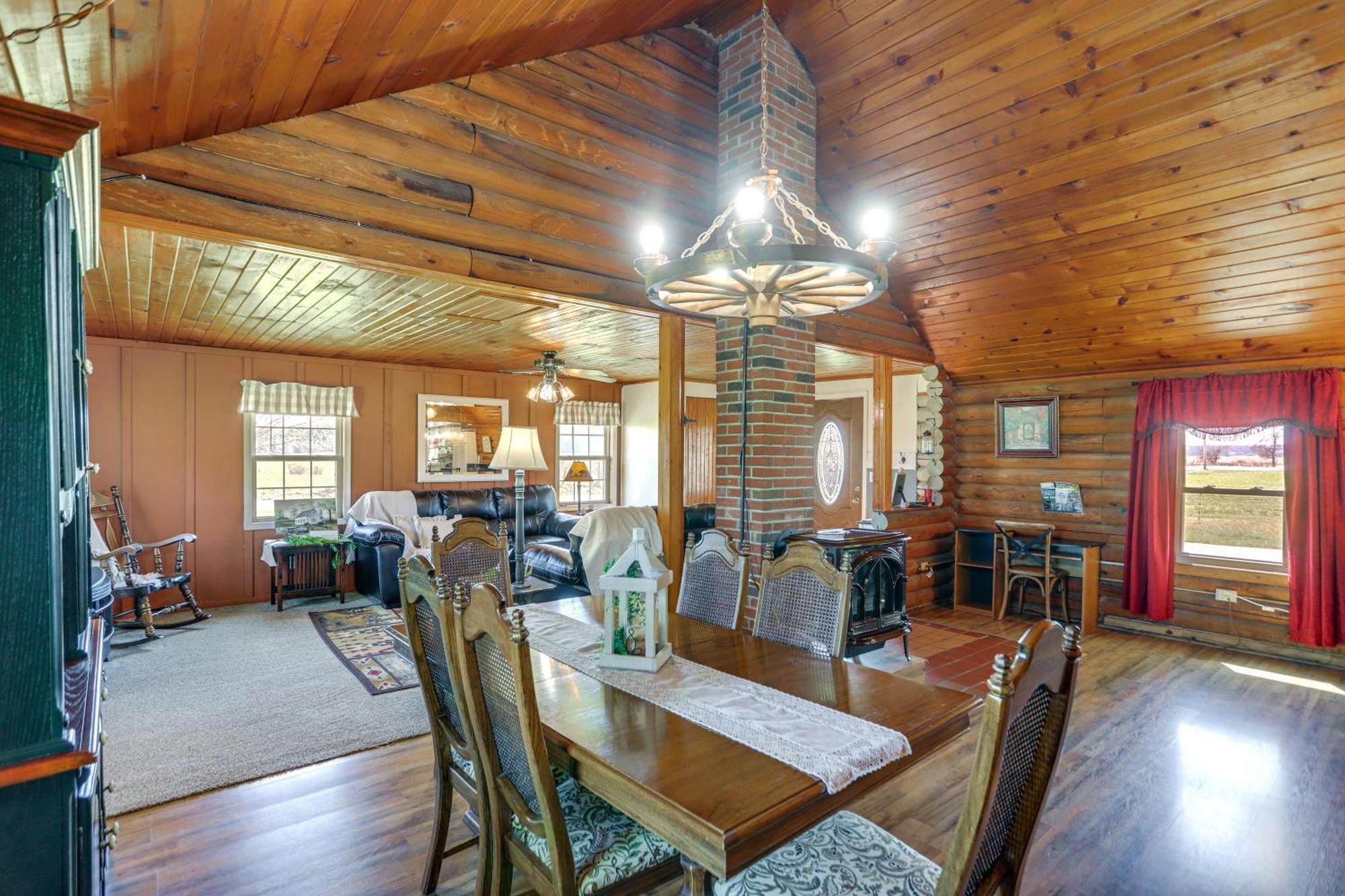 Quiet Shiloh Retreat With Spacious Yard And Fireplace! Eksteriør bilde